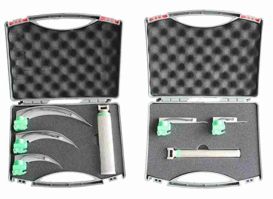 Laryngoscopes Curved -  Economic Fiber optic Type