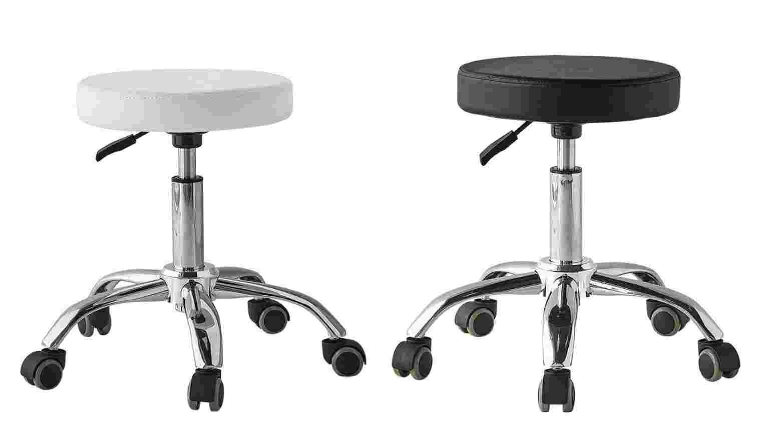 Revolving stool  with castors - (#FSHG-A062C)